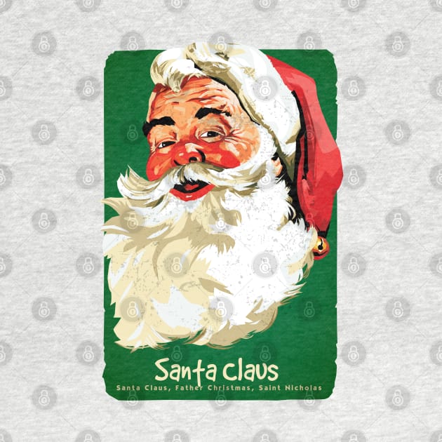 Santa Claus Father of Christmas by KewaleeTee